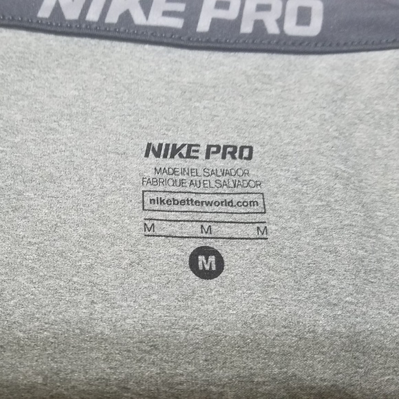 Nike Pro Women's Athletic Top T Shirt Medium Tee - Picture 4 of 6